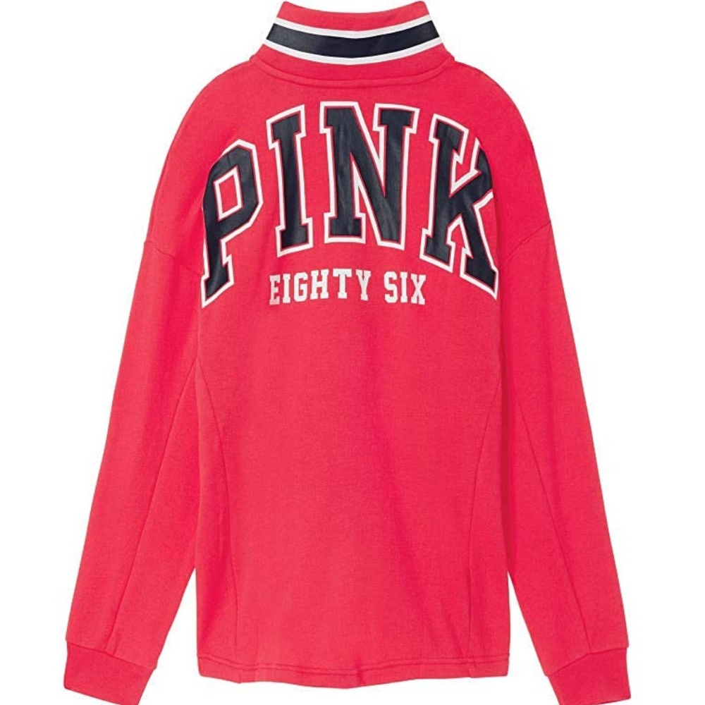 Victoria's Secret Pink NEW! Stadium Quarter Zip